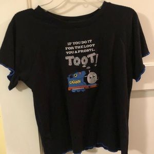 Omighty Black Crop T shirt